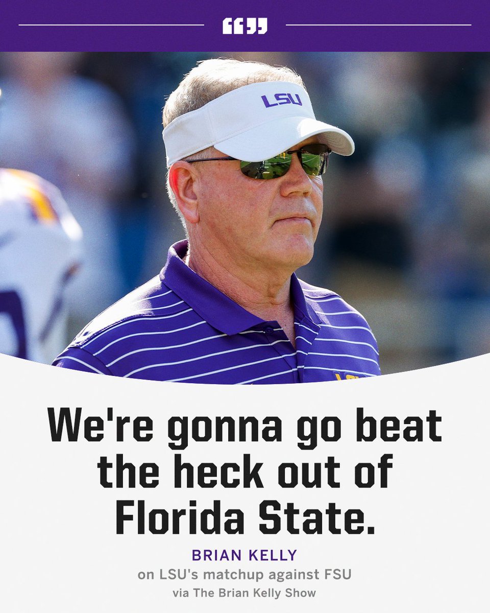 SECNetwork's tweet image. Brian Kelly has zero doubts 😤