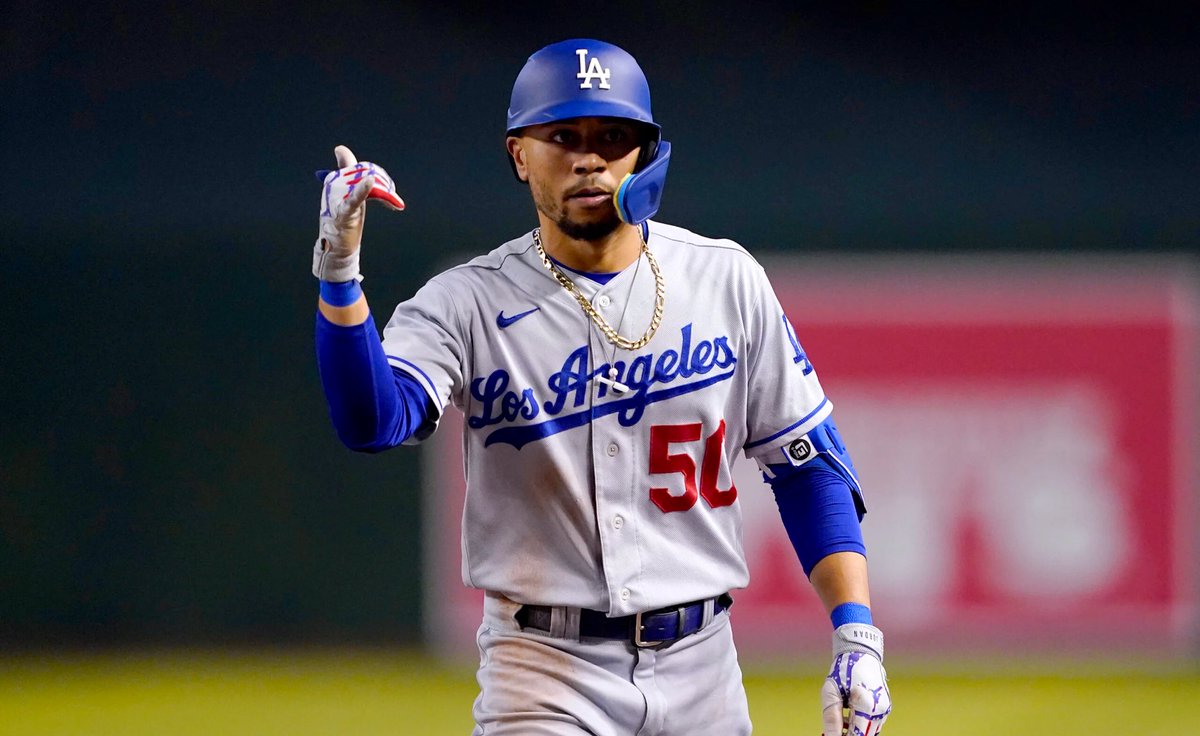 thewiseguyzpod's tweet image. The NL MVP Race is heating up between these two.. 👀🏆 

Who you rocking with? 

Mookie Betts or Ronald Acuña Jr.❔

#MLB #HereToPlay #ForTheA