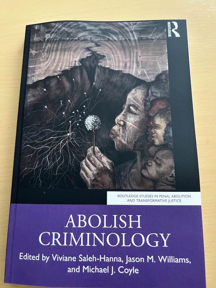 With great joy, I present my newest co-ed book, “Abolish Criminology.” This was a labor of love because we wanted to get it right! All thx to my fantastic co-editors and contributors. Kudos to Dara Kwayera Imani Bayer for the cover artwork.