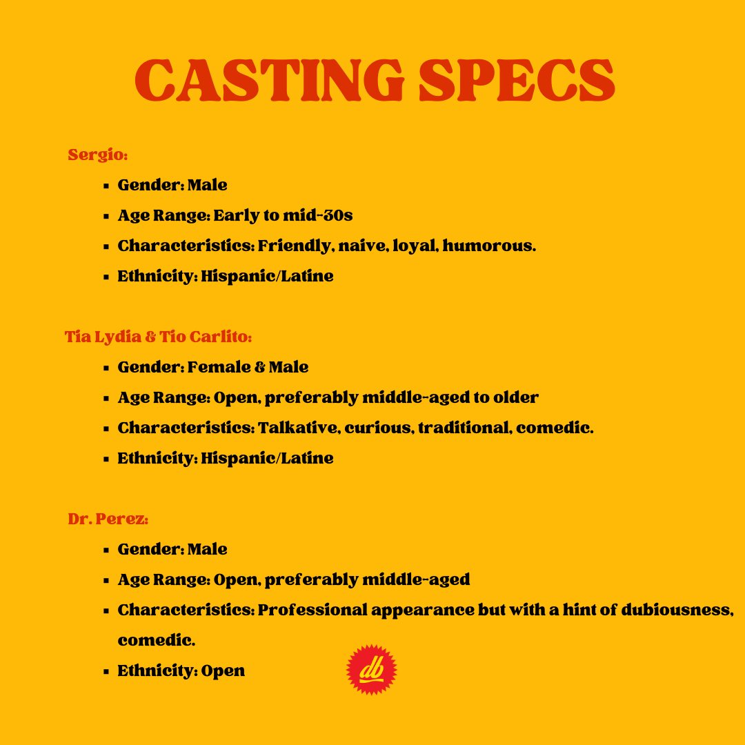 We’re casting for our next award winning film! submit your headshot and work to email below.