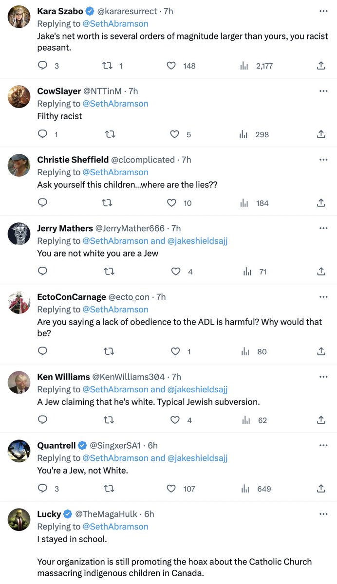 SethAbramson's tweet image. (PS) This is about *one-fiftieth* of what I’ve received since Elon Musk endorsed and amplified the #BanTheADL hashtag.   Musk is a Nazi supporter. It is not more complicated than that. And advertisers here well know it is not. If you still can’t divest your cash from Twitter, FU.