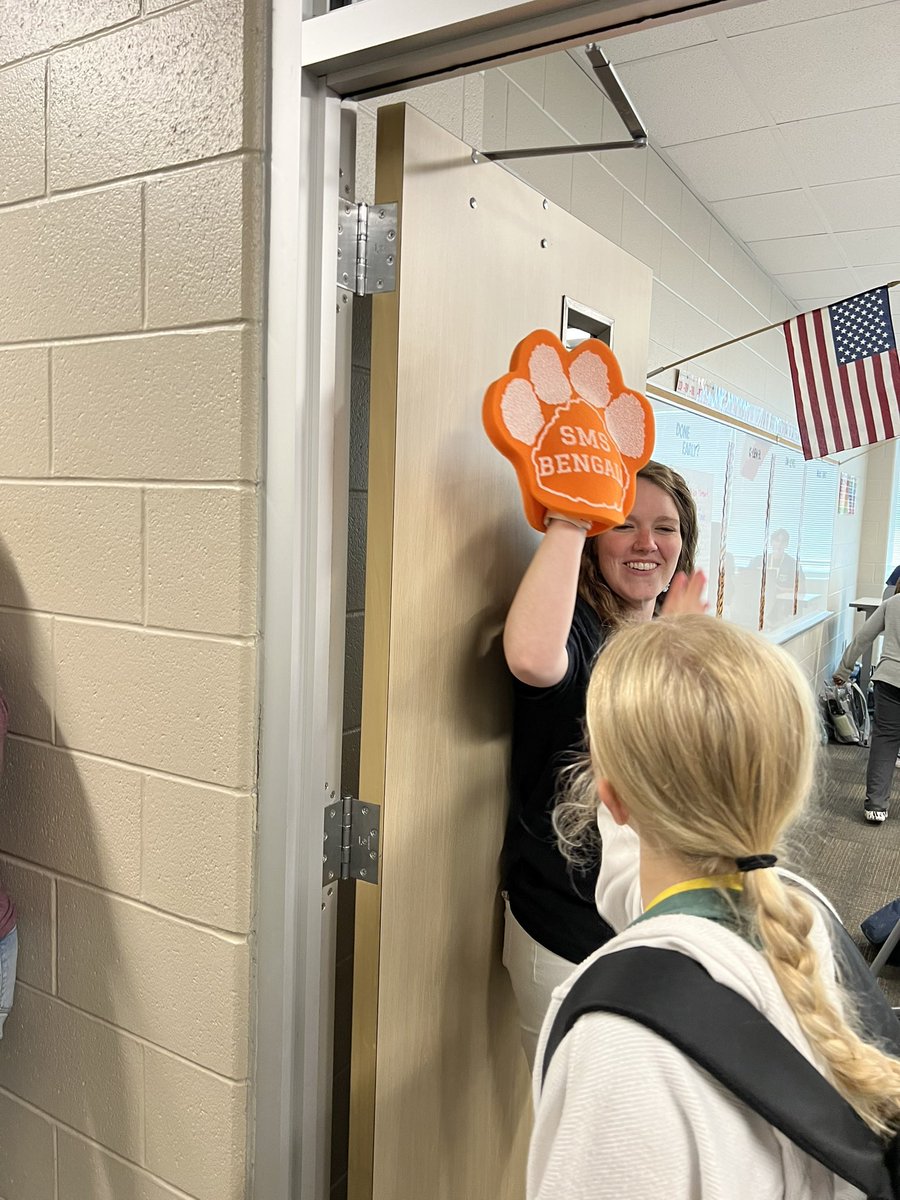 First week in the books at <a href="/salyardsms/">Salyards MS</a>! We do 'high five Friday's' and it was awesome to see the staff and students get excited for it! Doing the little things that amount to #BengalMagic!