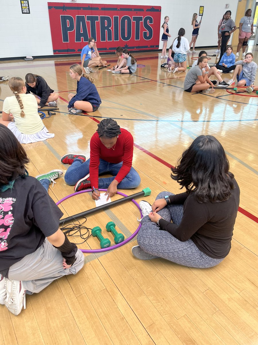 Health related components of fitness this week in <a href="/HomewoodMiddle/">Homewood Middle</a> PE classes. The  girls worked hard, laughed and learned! <a href="/HomewoodSchools/">Homewood Schools</a>