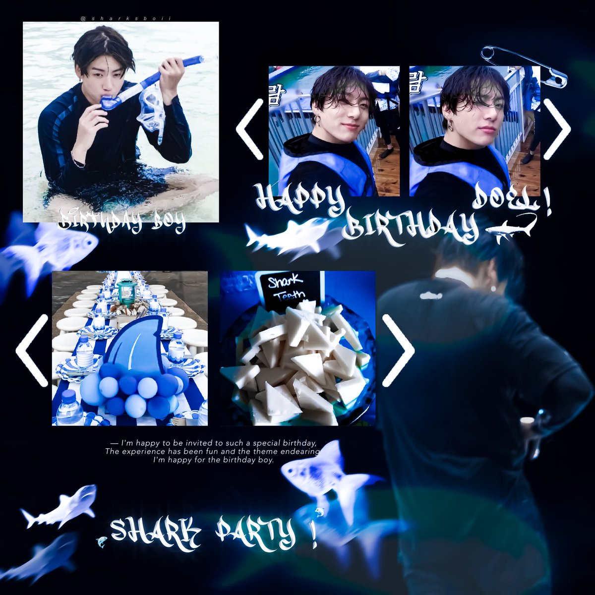 rsingthemoon's tweet photo. — Happy to be invited to Doel's birthday, the little shark and protagonist of the day.
⠀⠀⠀ #Doel26BDay #SharkTasticDay
⠀⠀⠀⠀⠀#DoelsPoolParty 🦈 https://t.co/xj7MQn6lh9