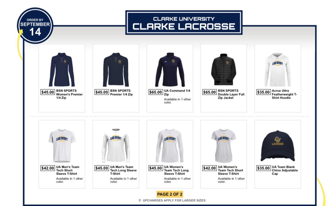 CUPrideMLax's tweet photo. 🚨TEAM STORE IS LIVE🚨

Grab some apparel &amp; support the team as we prepare for our 2024 season! 

https://t.co/BOwANKUA7A https://t.co/sDzZzhRAts