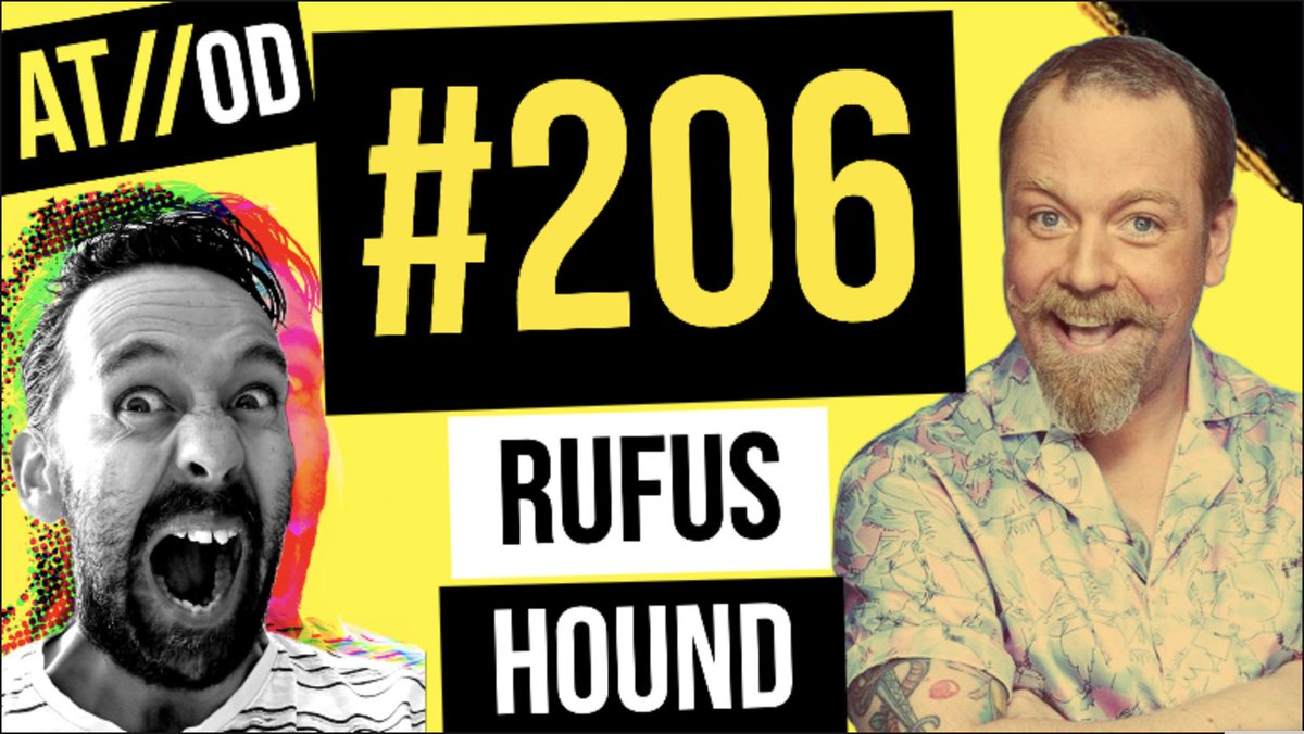This was a great one. <a href="/rufusHound/">Rufus Hound</a> is probably the most on-brand guest for "Disappointments" ever.

@aidThompsin chatted with him re his career, who he *literally* said "FUCK YOU!" to at Celebrity Juice..

And whether they share that total absence of hope for the future of mankind