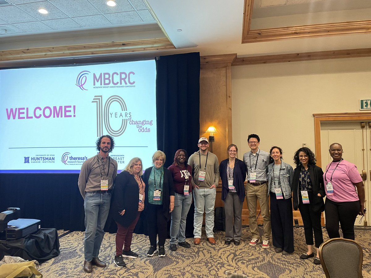 HillStirSci's tweet photo. Sitting in the airport reflecting about an absolutely incredible week at #MBCRC23. From the inaugural MARP to incredible scientific discussions to spending time with new friends and old, it was the perfect reminder of why I do what I do. Thank you @MetastaticOdds! ❤️ https://t.co/ELHSpDBtSM