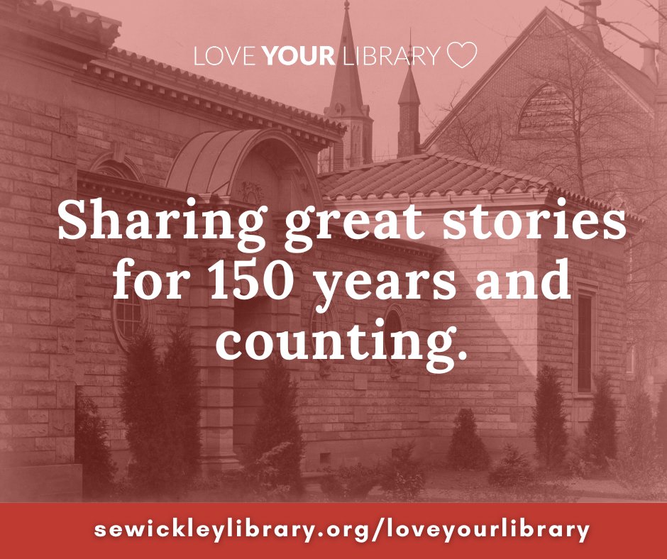 Sewickley Public Library (@sewickleypublib) on Twitter photo This September, your gift goes further because all donations to the library will help us unlock MATCHING funds for SPL! Help us ensure we can continue to serve our community for another 150 years. Give today at sewickleylibrary.org/donate This September, your gift goes further because all donations to the library will help us unlock MATCHING funds for SPL! Help us ensure we can continue to serve our community for another 150 years. Give today at sewickleylibrary.org/donate