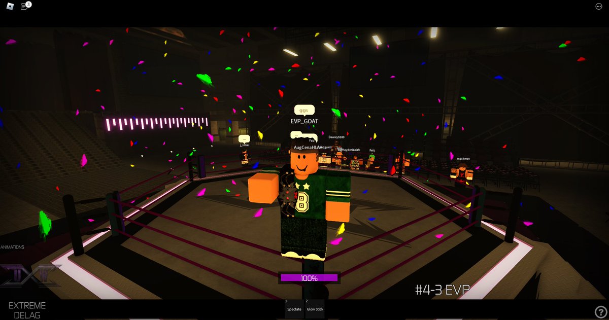 UndergroundXtr1's tweet photo. #UXW Coverage 8/25/23

@AugCena chooses #EVP as his next challenger for the Renegade Championship and #EVP wins the Renegade Championship in a Ladders, Lava, and Lightubes match! https://t.co/CGxA7ui5EH