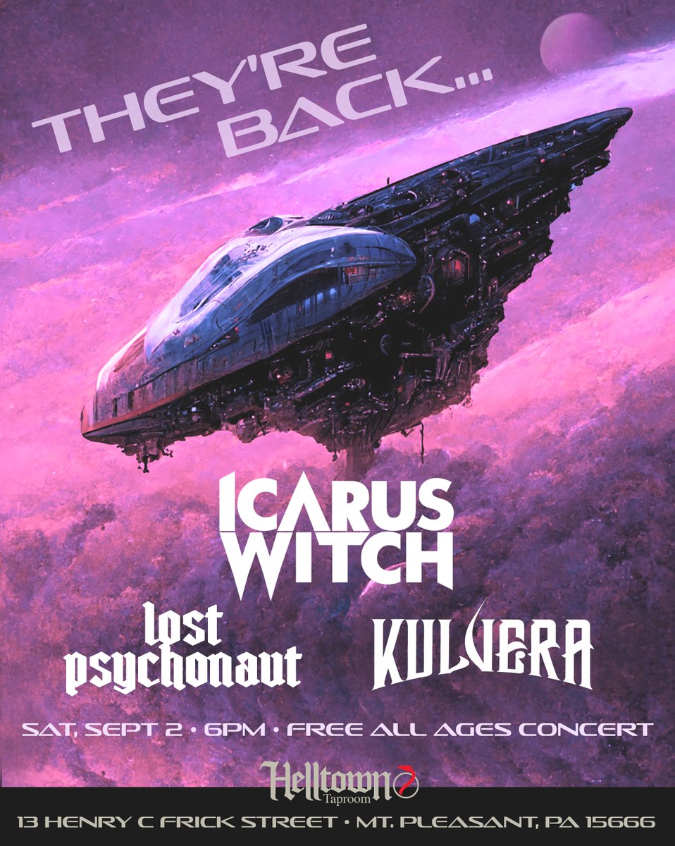 OK, Pittsburgh. Tomorrow is our 1st show of the year. It's all ages. It's at a beautiful outdoor brewery &amp; the weather is supposed to be perfect. There are just 3 bands, all killer no filler. It's an early concert. And it is FREE. 

#NoExcuses #LFG #LetsRock #Metal
