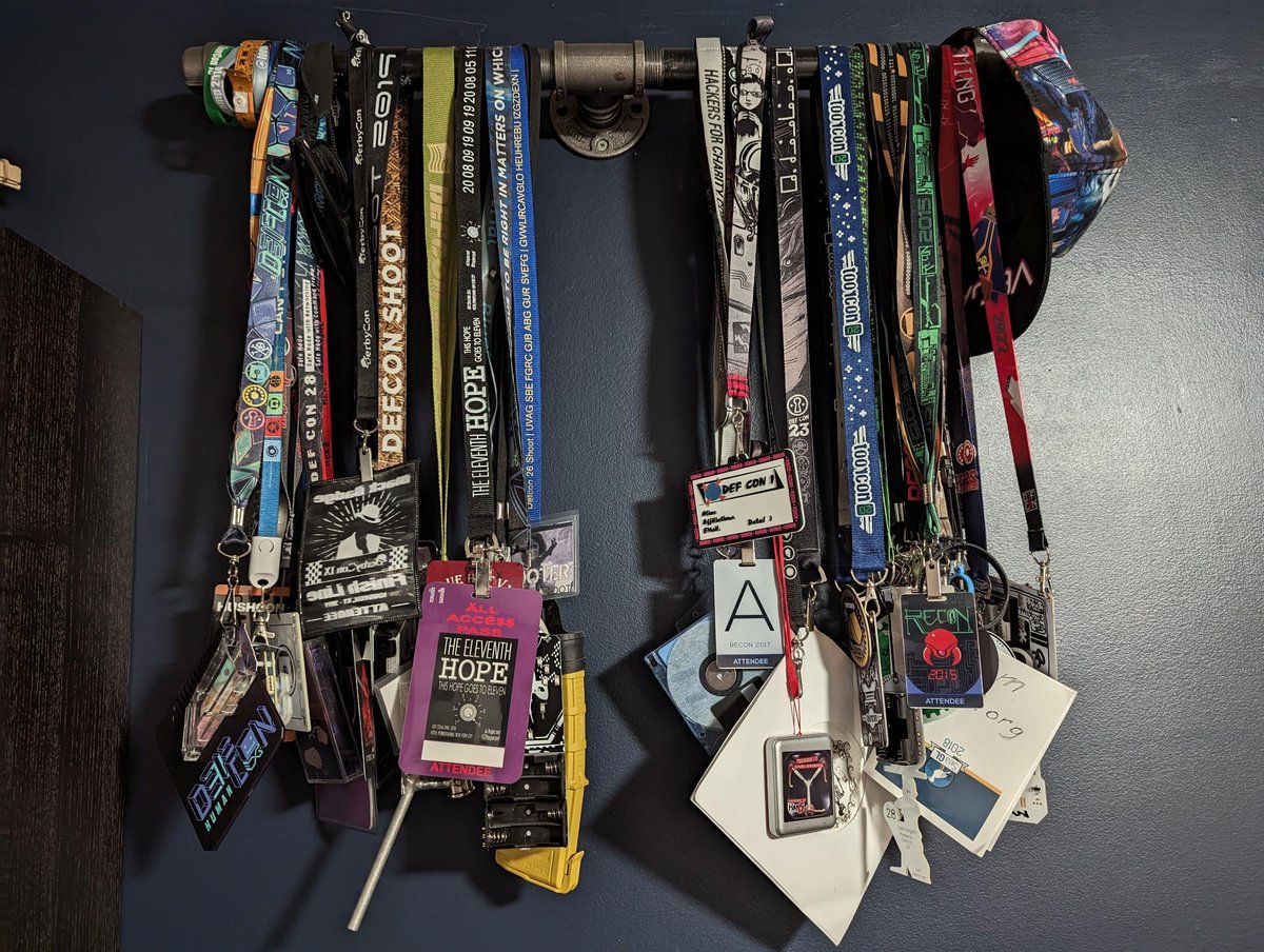 InfoconDB's tweet image. How many conferences have you attended? Big or small, show off your badge collection!