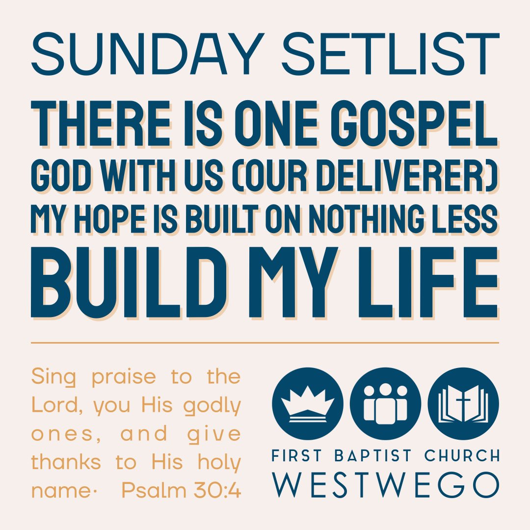 FirstWego's tweet image. ¡SUNDAY SETLIST!

You know the drill… click the link below to listen ahead of time!!!

links.firstwego.org