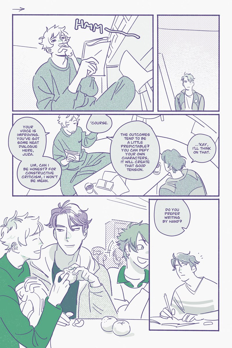 meela_31's tweet photo. day 1 - gentle voice, firm hand ( jutsuzu ) 1/2 #a3rarepairs2023 https://t.co/kKLxTf6fo4