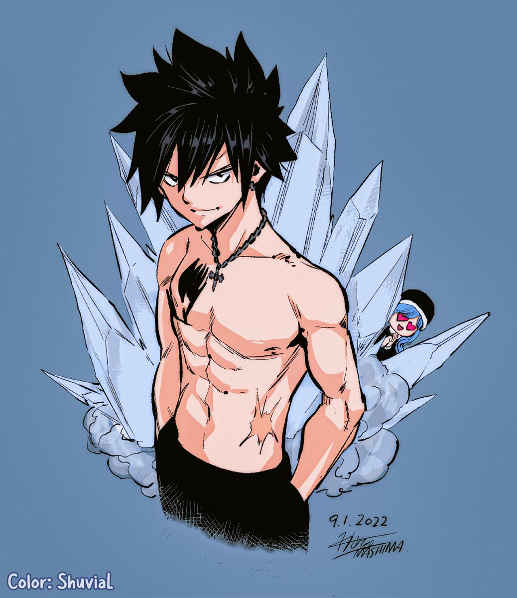 More of Gray for his day ❄️💙

#grayfullbuster #grayday