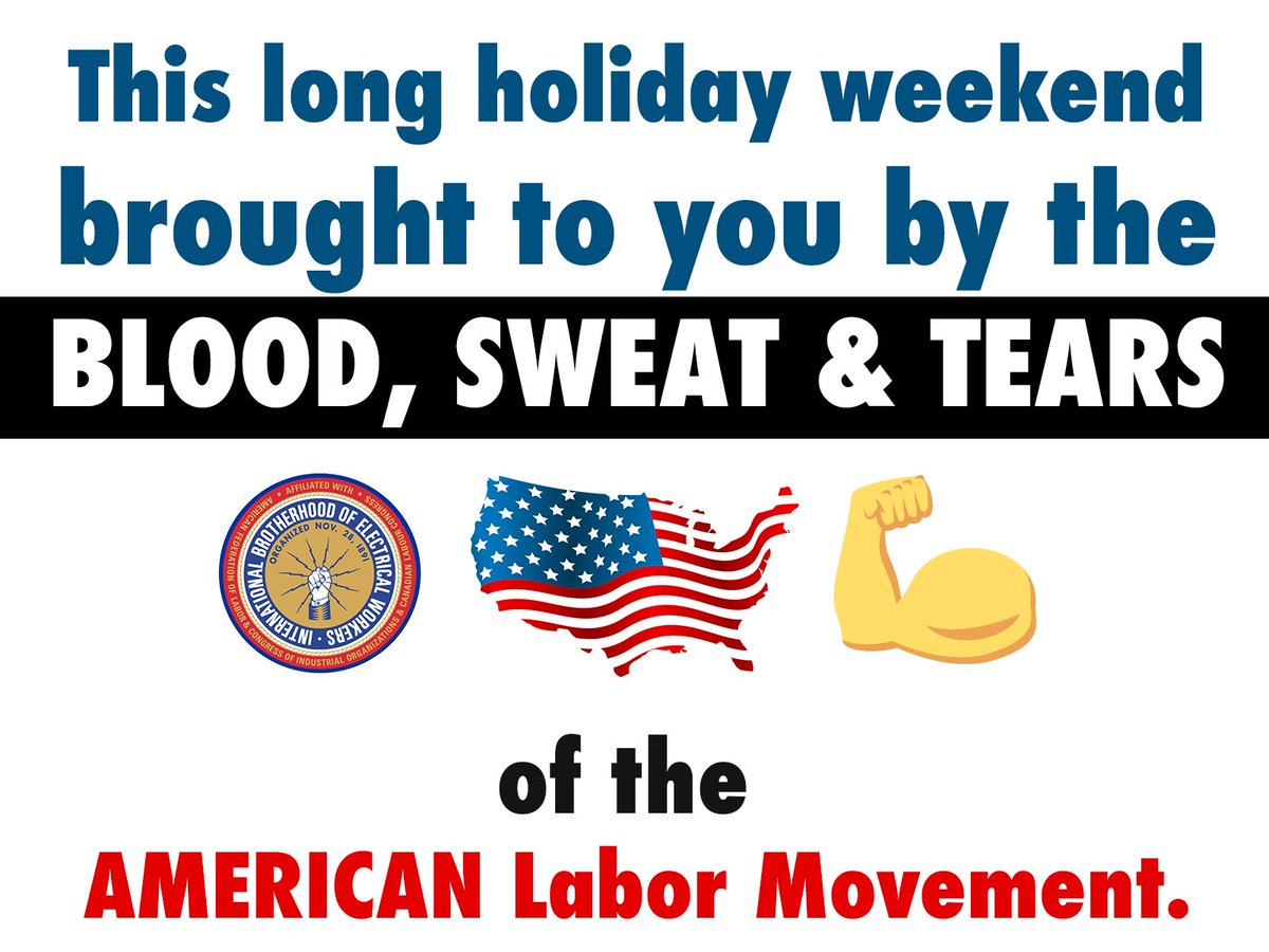 Thank you, Brothers and Sisters, for what you do to help make the <a href="/IBEW/">IBEW</a> a world-class organization! #LaborDay