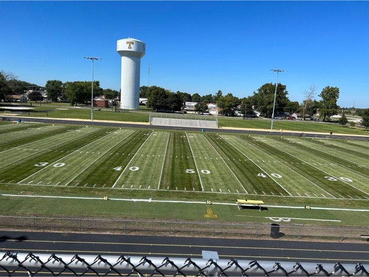 Thank you to Coach Romine, Tuscola Custodians, and Outdoor Solutions for making our field look outstanding! Go Warriors!