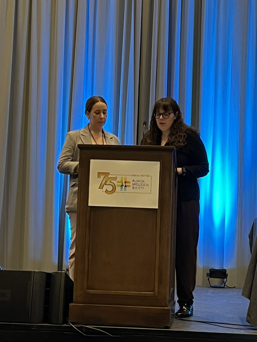 The only thing better than one <a href="/UFJaxUrology/">UF Health Jacksonville - Department of Urology</a> resident giving the resident takeaway on #reconstructive #urology at #FUS2023 is TWO  <a href="/UFJaxUrology/">UF Health Jacksonville - Department of Urology</a> residents. Thanks for the info <a href="/allisonfeibus/">Allison Feibus</a> and Devon Thomas!