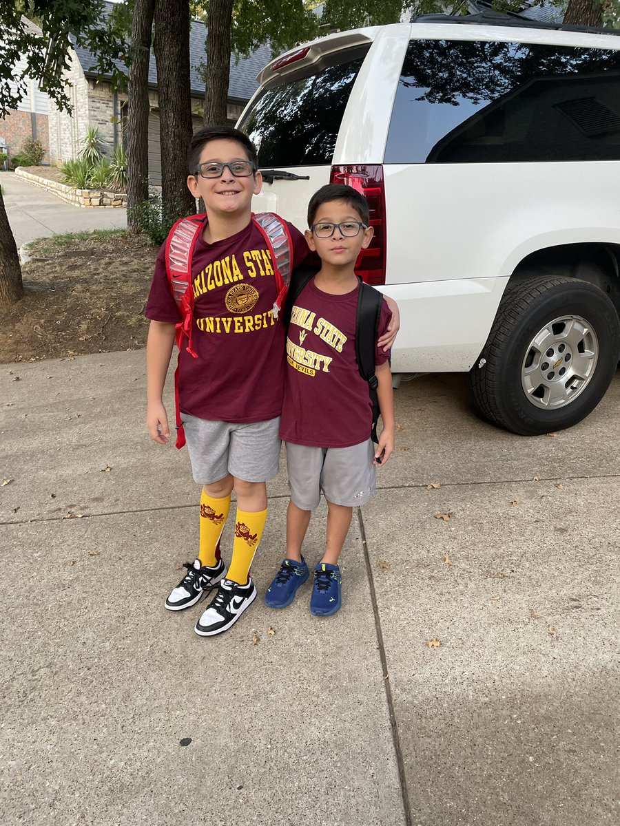 #CollegeColorsDay excited to support @_EthanMendoza and @ASU baseball! #SunDevils in Texas @dozerbaseball @OCTaylorTigers