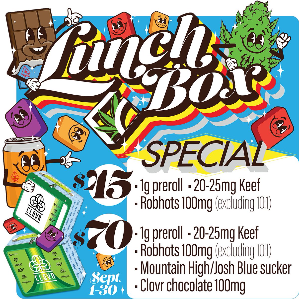 Celebrate the whole month of September with our "Lunch Box" Special bundles!  All the goodies you need for an elevated afternoon!
