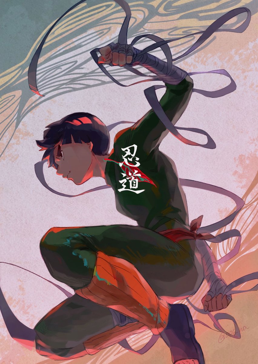 4th_tsunade's tweet photo. Rock Lee. https://t.co/1tinHFcBvu
