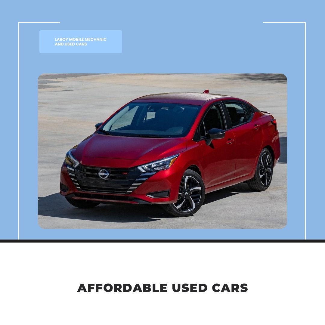 Discover unbeatable value at Laroy Mobile Mechanic and Used Cars! 🚗💨 Looking for Affordable Used Cars that won't break the bank? Look no further! Our carefully curated selection🛠️💰 #AffordableUsedCars #LaroyMobileMechanic #BudgetFriendly #CarShopping #SavingsOnWheels