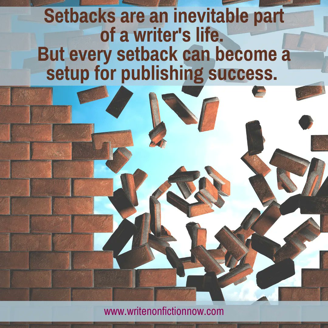 How to Turn Your Writing Setbacks into Setups for Success
buff.ly/3soZUJ4
#writing #authors #writers #nonfictionwriter #nonfictionwriting #writingsuccess #writenonfiction #writinggoals #writingsetbacks