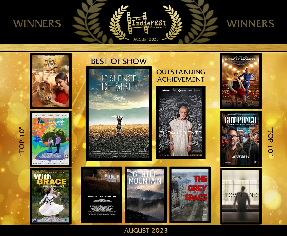 TheIndieFest's tweet photo. Congratulations to the IndieFEST AWARD WINNERS at all levels!  A talented group of international filmmakers they delivered memorable projects across all forms and genres in the spirit of true INDIE Filmmaking!  See them here:
https://t.co/tDPvwVM1EC https://t.co/3krLFqhTvh