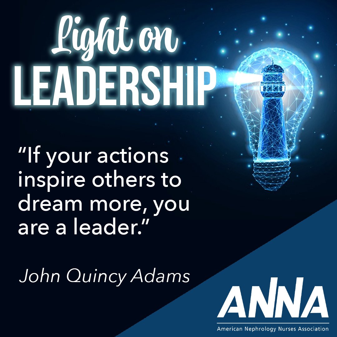 Every dialysis session, every patient consultation, every teachable moment - it's through these actions that we as nephrology nurses inspire patients and colleagues alike. We don't just do, we inspire. 

#NephrologyNursing #LightOnLeadership #NurseInspiration