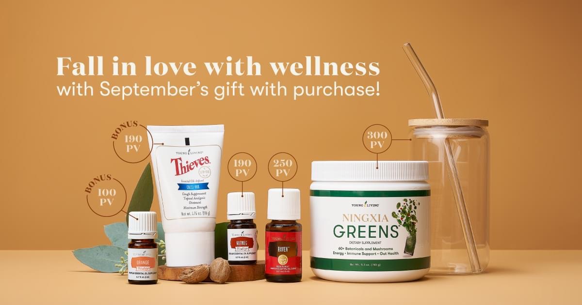 Young Living's September Gifts With Purchase Promo

oilyandlovingit.com/2023/08/young-…

#essentialoil #essentialoils #essentialoilblend #giftwithpurchase #giftswithpurchase #promos '#supplement #supplements #greens