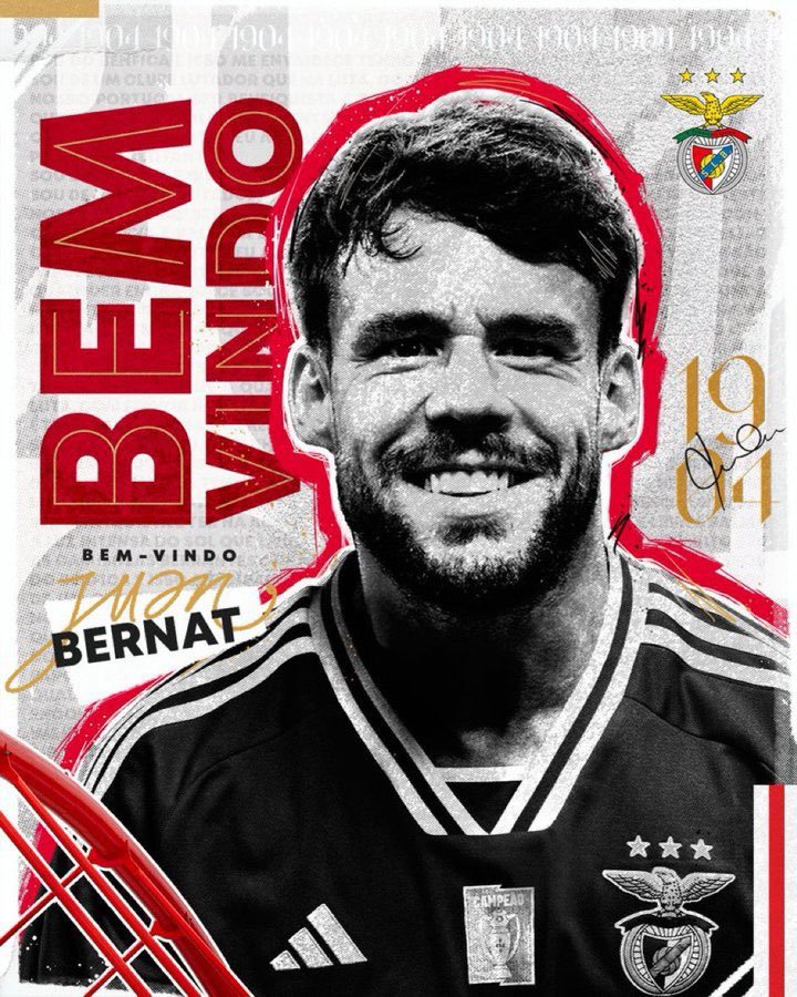 🔴 OFFICIEL - Juan Bernat 🇪🇸 est prêté par le PSG à Benfica ! 🇵🇹 📸 @SLBenfica