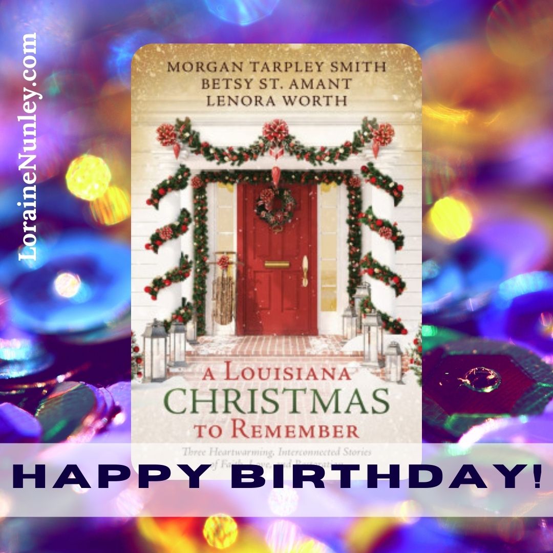 LoraineNunley's tweet photo. Happy Book Birthday! A Louisiana Christmas to Remember by @betsystamant @writerchic86 @LenoraWorth #christianfiction #newrelease https://t.co/dCxrbfbmpf via @LoraineNunley https://t.co/p67GAgl73o