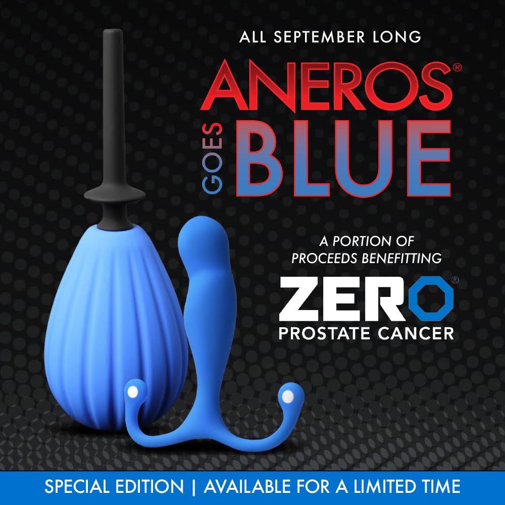 Aneros's tweet photo. September is National Prostate Cancer Awareness Month. In honor and celebration, we have created the FIRST Maximus Syn Trident and special edition blue Aneros Prelude! #anerosgoesblue #donation #charity #charitabledonation#sexfact #sexualhealthfact #sexualhealth #aneros https://t.co/iklHpBpsUP