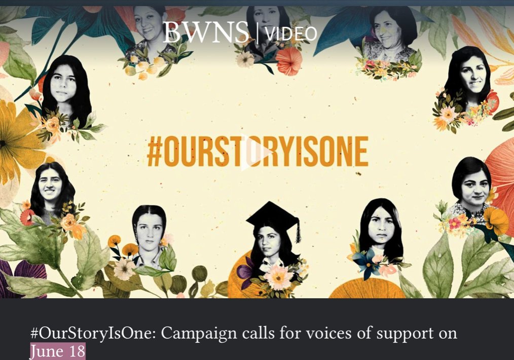 These 10 women modelled and opened the way for today's Iranian women to stand up against oppression - they sacrificed their lives. So thankful to them and the world who are supporting our campaign of #OurStoryIsOne. We are one humanity, no ifs and buts. news.bahai.org/video/1686?cat…