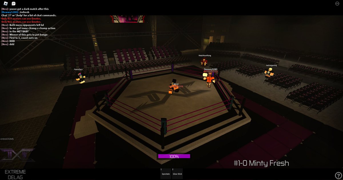 UndergroundXtr1's tweet photo. #UXW Coverage 8/25/23

IT'S MET TIME! CHAMPION VS CHAMPION! Gladiator Champion @mintman22s takes on Pure Champion @JustDewIt10! And it's DPain who takes the win in this great match showing his dominance as the Top Champion here in UXW! https://t.co/N4Pi1CezMO