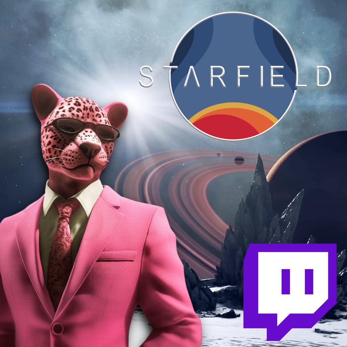PPComedy's tweet photo. Jetzt live auf Twitch: https://t.co/aQLfTxq9PJ #starfield #pinkpanter #twitch https://t.co/0OkWXiN0x4