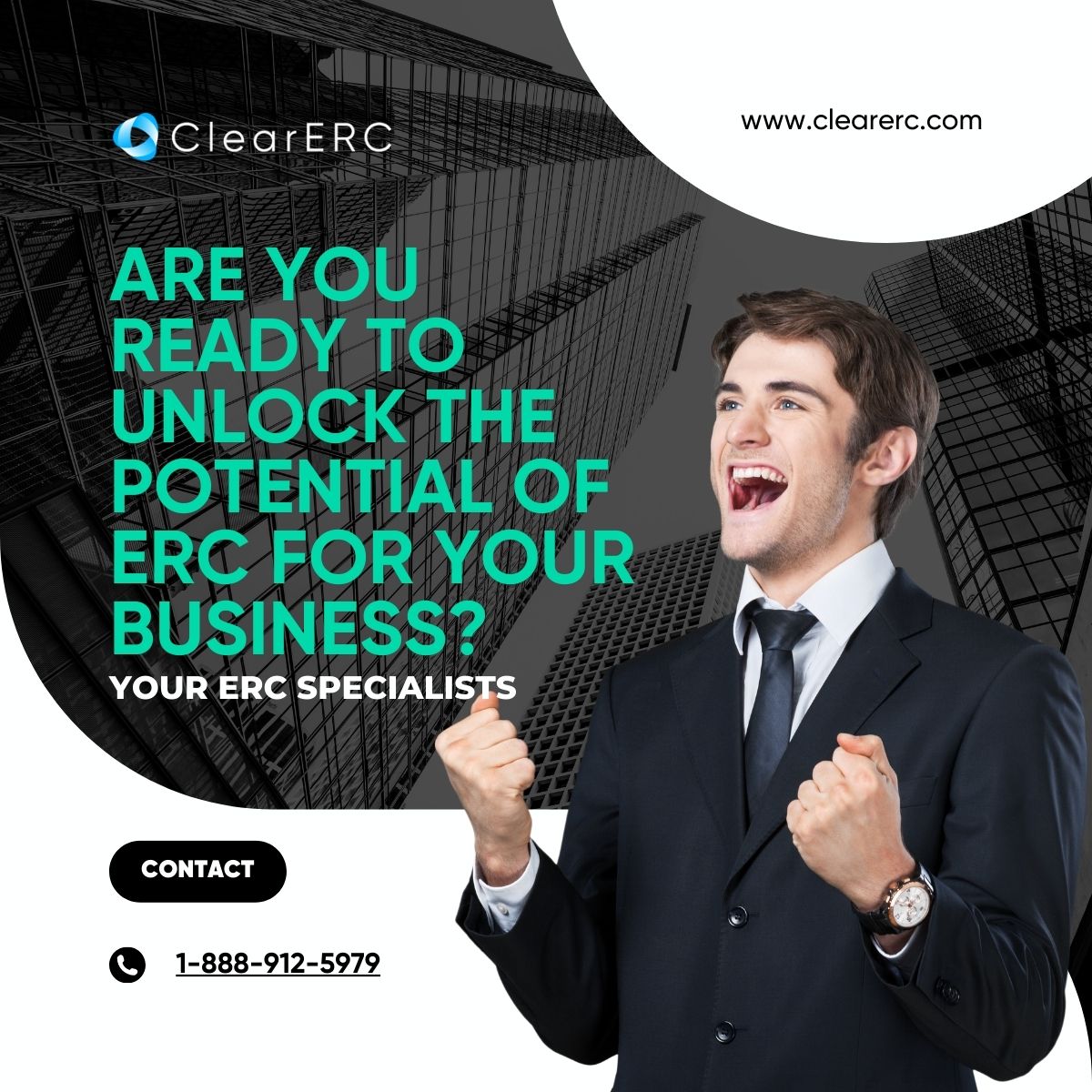 Now, you can prequalify your business for the Employee Retention Credit. No major commitment is required; just take the small step of visiting our website 👉 clearerc.com to unlock the rewards! #BusinessResilience #EmployeeRetentionCredits #FinancialSupport #ClearERC
