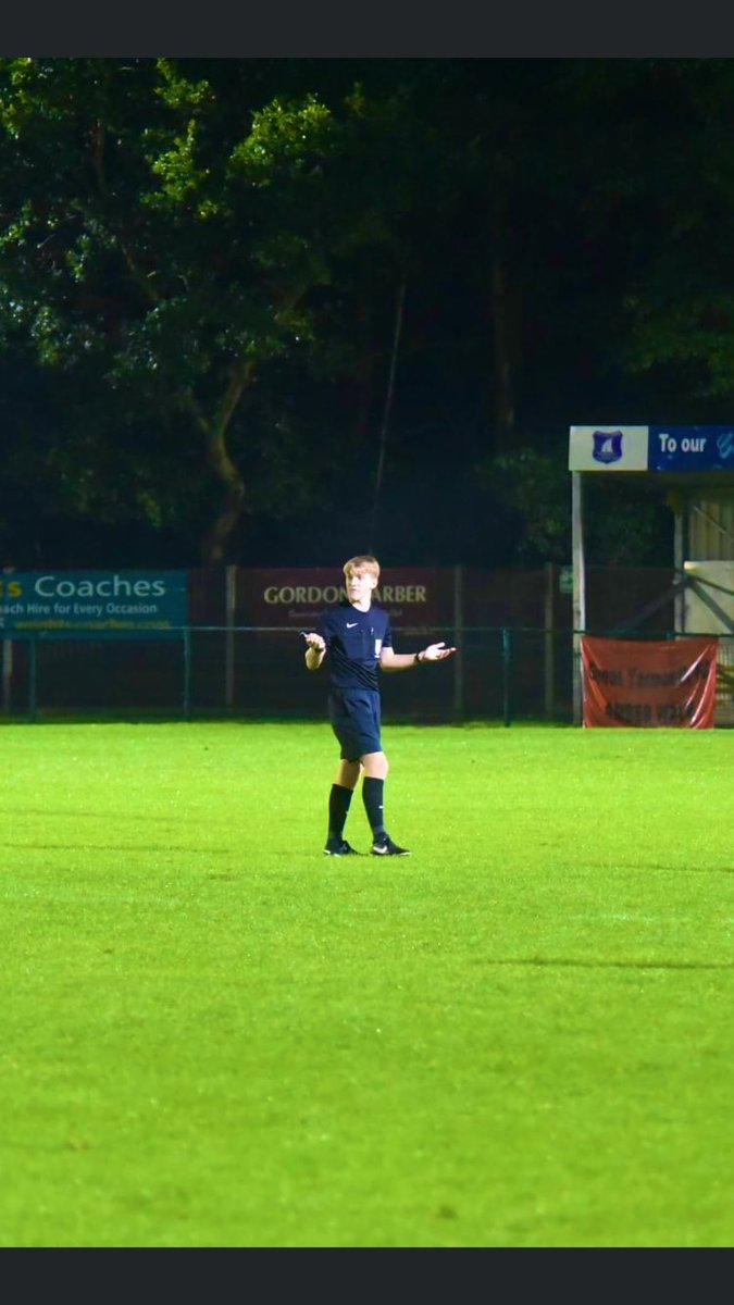 AlexCrew23's tweet photo. Nothing like refereeing in August 🌧️ https://t.co/UHxsLxvcNm