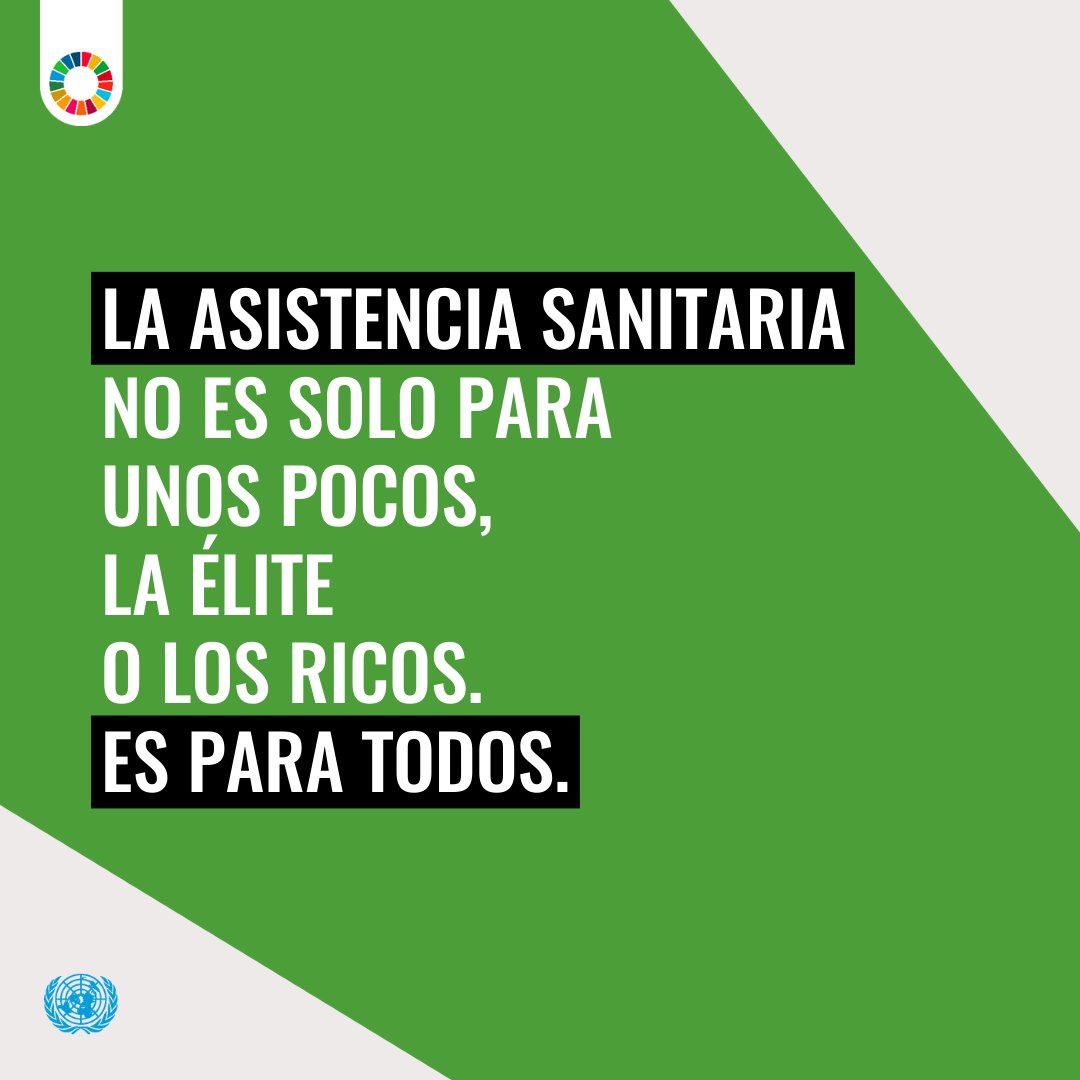 Todos merecemos acceso a servicios de salud de calidad. Por eso, los #ObjetivosMundiales promueven una vida saludable y el bienestar de todos, en todas partes.