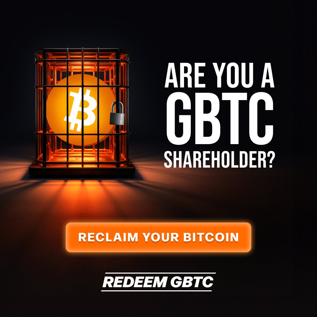 BitcoinMagazine's tweet photo. GBTC Shareholders Litigation - Deadline Extended to 9/6

Join the fight against Grayscale to claw back more than $1 billion in fees &amp; demand better trust management

Every share counts - sign up today:
https://t.co/Vqq7d1PC8N https://t.co/iN5rQyx891