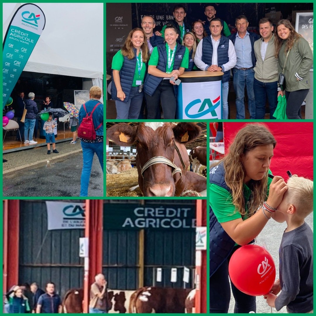 ✔️ Le #CréditAgricole Anjou Maine, partenaire bancaire majeur du #FestivaldelaViande d'#Évron, vous invite à participer à ce grand événement de l'#agriculture en #Mayenne.
🐂 Toute l'équipe de l'agence d'Évron vous attend son stand pour vous faire gagner des cadeaux !
#AGIR