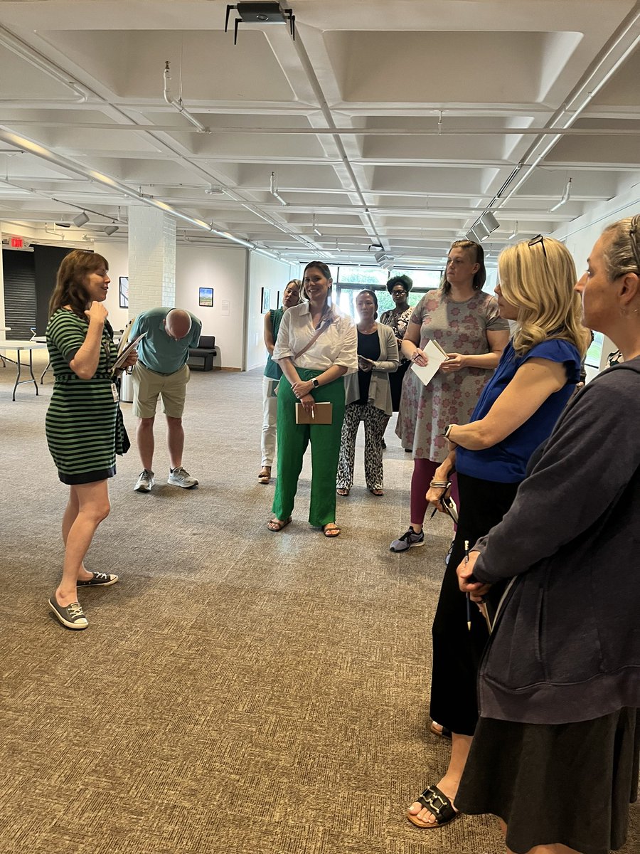 TiffanyFBulloc2's tweet photo. Late post: Community partnerships are vital to a school community. Our ILT loved participating in professional learning at @ncartmuseum.  Connecting Classrooms Through Art &amp; SEL @DouglasESDragon https://t.co/qT9scHDw6C