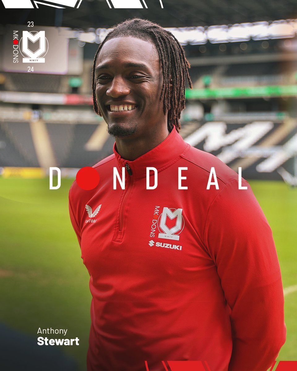 MKDonsFC's tweet photo. Anthony Stewart is a Don ✍️

#MKDons have completed the loan signing of Aberdeen defender Anthony Stewart on a deal until the end of the season 🤝

#DonDeal https://t.co/qF0QwStXho