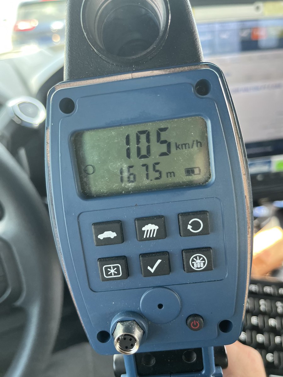 HRPS_Comm's tweet image. Another driver who chose not to adhere to the posted speed limit. 

Driving 105km/h in a posted 60km/h zone resulted in this driver having their car impounded and licence suspended today; and a future court date. 

Its not worth it.  #ZeroTolerance. Project #Safestart. ^MRT