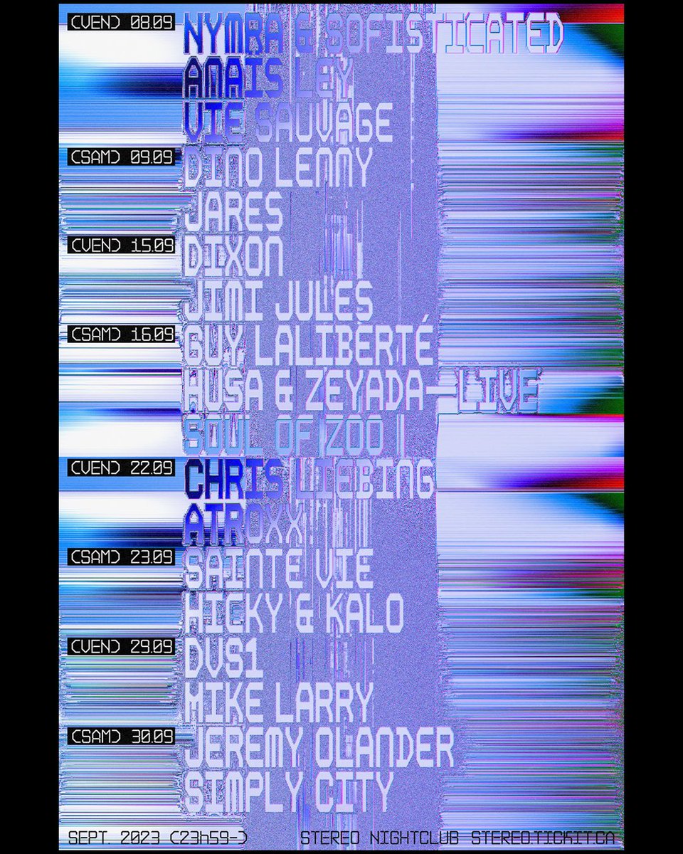 Stereo Montreal tweet media