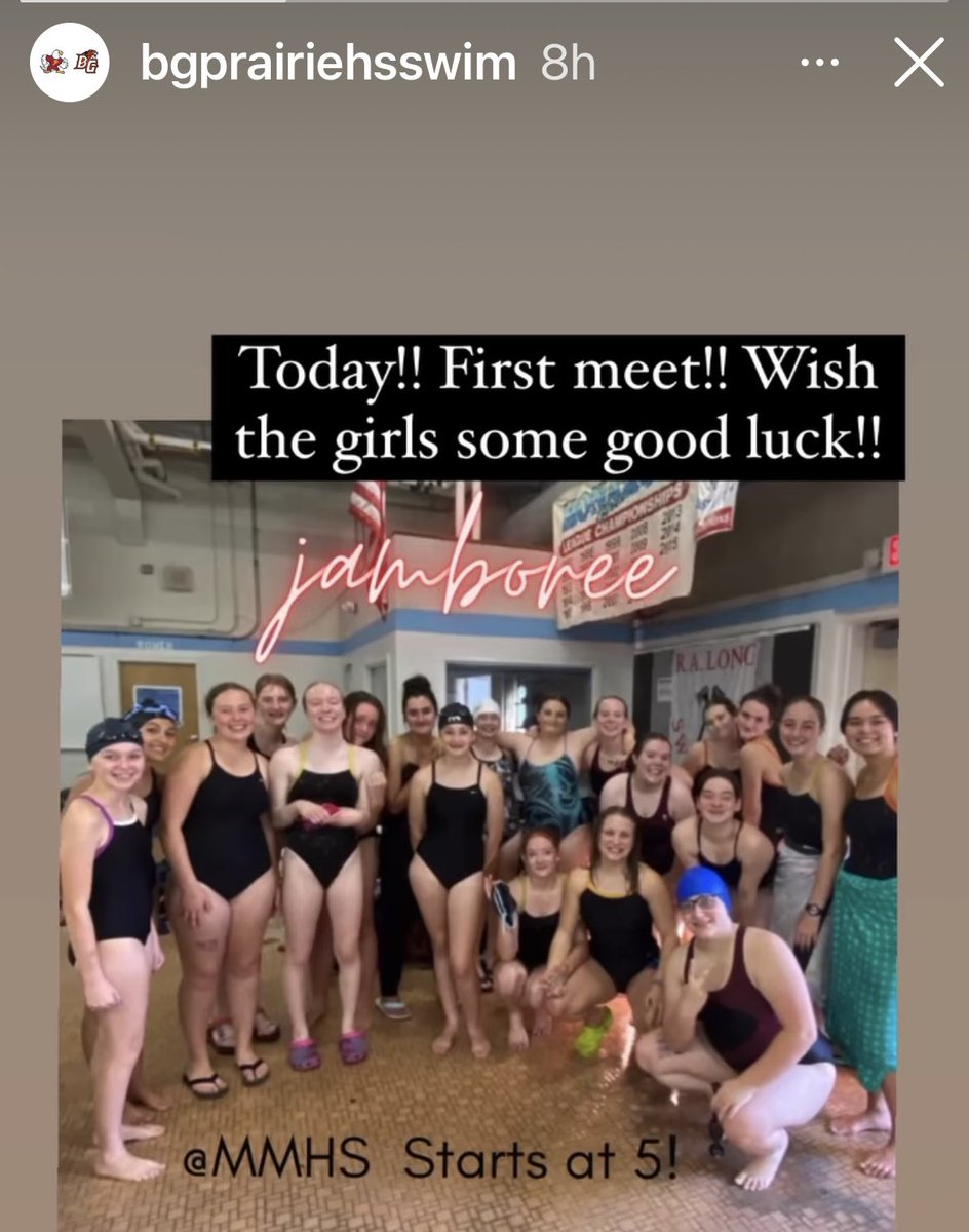 PHS and BGHS Swim Teams tweet media