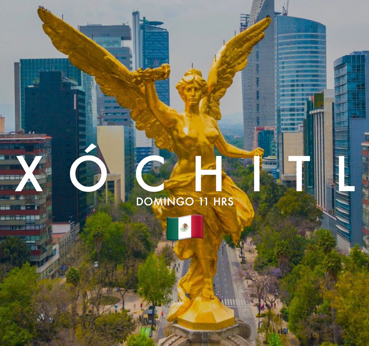 XochitlGalvez's tweet photo. Nos vemos el domingo en el Ángel.

No se te olvide traer tu bandera de México. 🇲🇽 🤞🏼 https://t.co/aommqlQMtB