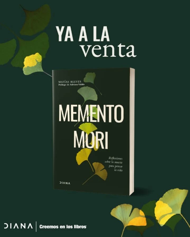 Ya a la venta mi libro Memento Mori. Una invitación a pensar la vida desde la muerte. Reflexiones personales a partir de los Café de la Muerte que organizamos en ProyectoMokita.cl
Gracias <a href="/PlanetaLibrosCh/">Planeta de Libros Chile</a> por el gran trabajo