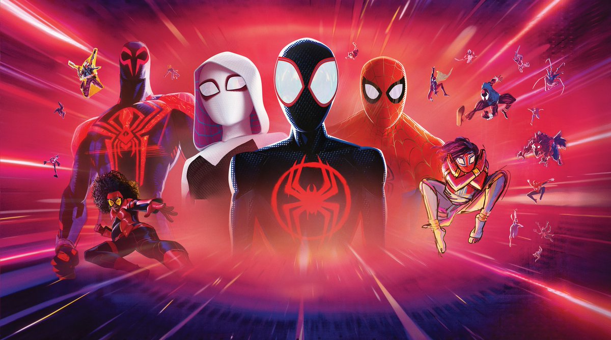 DiscussingFRP's tweet photo. → #DiscussingFilmRP / 'SPIDER-VERSE'
𝖲𝗉𝗂𝖽𝖾𝗋-𝖬𝖺𝗇 𝖠𝖼𝗋𝗈𝗌𝗌 𝗍𝗁𝖾 #RPSpiderVerse is now streaming on #PeacockRP. https://t.co/TyQezigQ4H