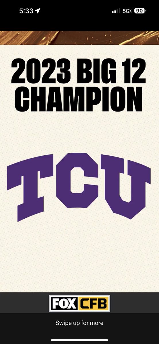 ahunt817's tweet photo. @CFBONFOX @Big12Conference You already know!! #GoFrogs #FearTheFrog #Hypnotoad https://t.co/UYIdbMAZuL