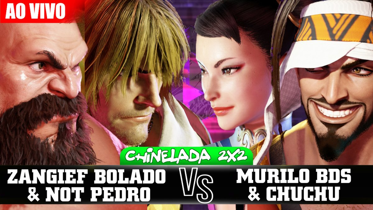 MaxViannaYT's tweet photo. 🚨COMEÇOU: a chinela ta cantando corre pra assistir:
📺https://t.co/YlBLdXzLsf
#Chinelada #StreetFighter6 https://t.co/tEDr82ZNAw